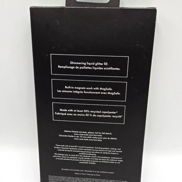 kate spade Case for Apple iPhone 16 Pro Max, Liquid Glitter Waterfall - Picture 4 of 7